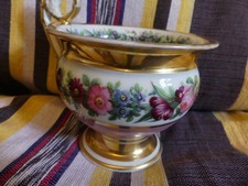 TASSE PORCELAINE DE PARIS EPOQUE RESTAURATION 1ER QUART DU 19EME SIECLE