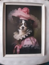 Tableau impression sur Toile  Représentant une Chiwawa élégante