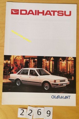 Daihatsu charmant prospectus - daihatsu,
