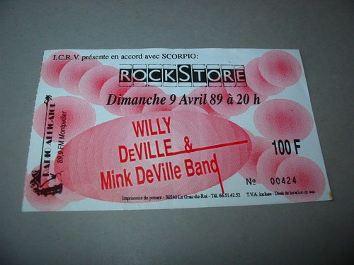 Willy ville used - , ticket