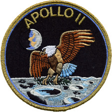 Apollo 11 - original 10cm Patch - First  lunar landing