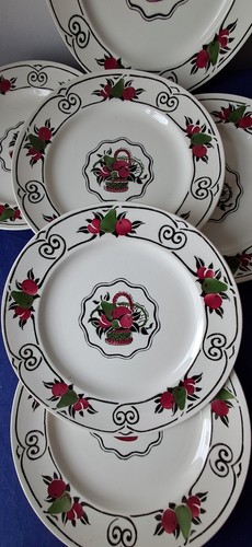 Assiettes plates boch frères - plates,