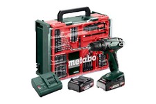 Perceuse-visseuse sans fil 18V BS18 - METABO - avec 2 batteries 18V 2,0 Ah -