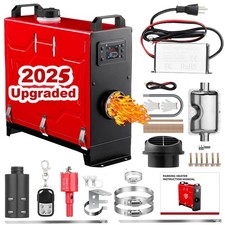 8KW Diesel Air Heater 12V/24V APP Bluetooth & 110V AC Adapter For Car RV Indoors