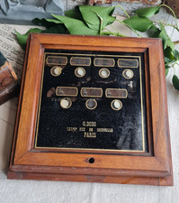 ANCIEN TABLEAU D'APPEL HOTEL