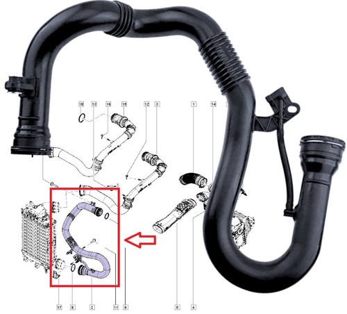 Durite turbo - , de