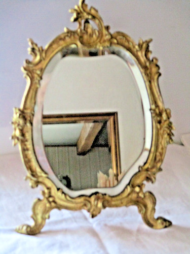 Ancien miroir table cadre - ancien,