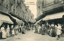 Card LIMOGES Rue de la Boucherie Many frequented shops La Maison PAROT