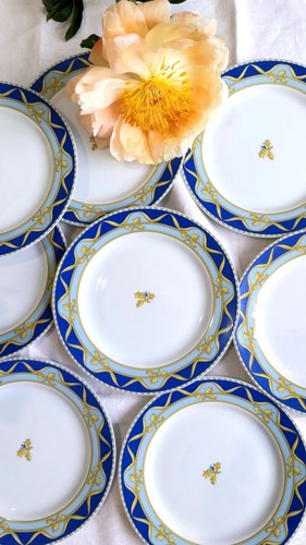 Assiettes dessert modèle - assiettes, à