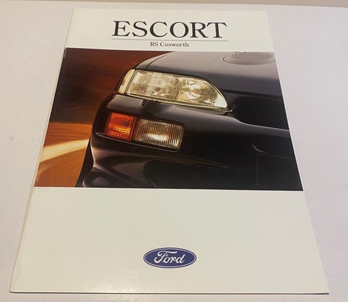 Brochure ford escort cosworth - escort,