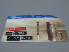 Berlin Phone Card: Una Birra €2.55 - Telecom Italia