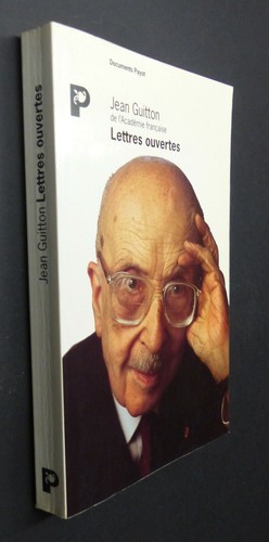 Jean guitton lettres - lettres, ouvertes