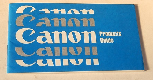 Canon products guide photo - canon,
