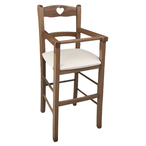 Chaise haute bois color - en,