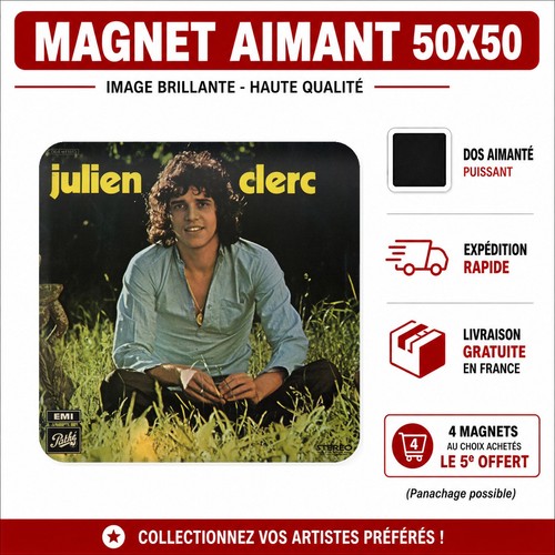 Magnet frigo julien clerc - frigo,