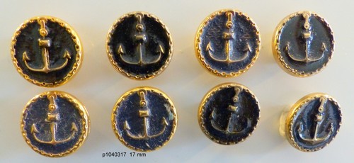 Lot boutons ancre de - 8,