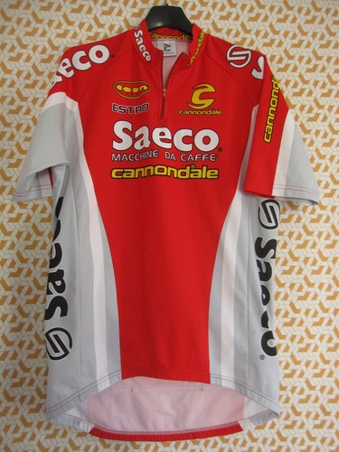 Maillot cycliste saeco caffe - maillot,