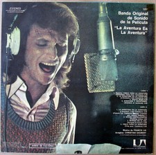 JOHNNY HALLYDAY LP L'Aventure C'est L'Aventure OST Southamerica Ed. 1973