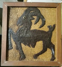 art brut sculpture d'un animal