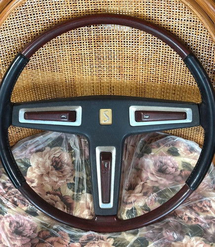 Volant cuir bois oem - cuir, nissan