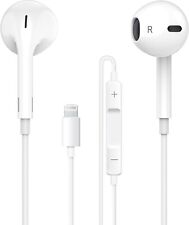 Headphones For iPhone iPad Headset In-Ear Microphone XR X 11 12 13 14 Pro Max NEW