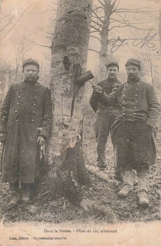 Cpa militaria dans meuse 55 - cpa,