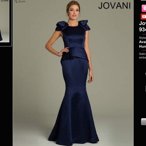 Jovani peplum mermaid with - peplum,