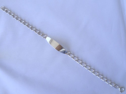 Bracelet identité argent - bracelet, d'identité