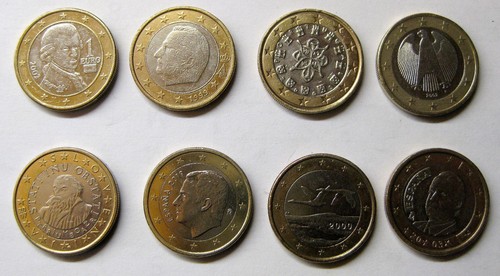 Lot pièces euros - 8, 1