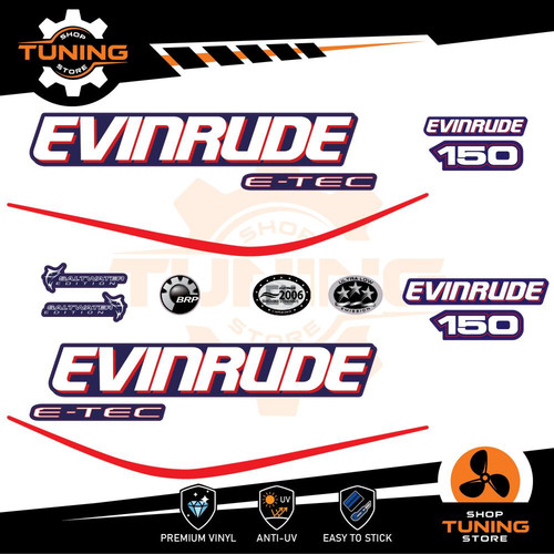 Kit autocollants pour moteur - d'autocollants,