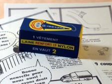 J.R.D. CITROËN 2CV CAMION. RENFORT NYLON BOITE COPIE VIDE AVEC AFFICHETTES PUB.