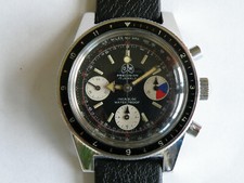 "OLLECH WAJS"-SUB 200M-VALJOUX 72-COLUMN WHEEL-BAKELITE BEZEL-39MM-STEEL