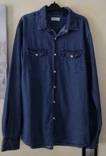 Chemise en jeans bleu Taille S
