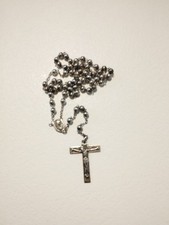 ANCIEN CHAPELET TOUT EN ARGENT