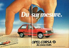 Advertising Advertising 097 1983 Opel Corsa (2p) Hand Stitched Tailgate