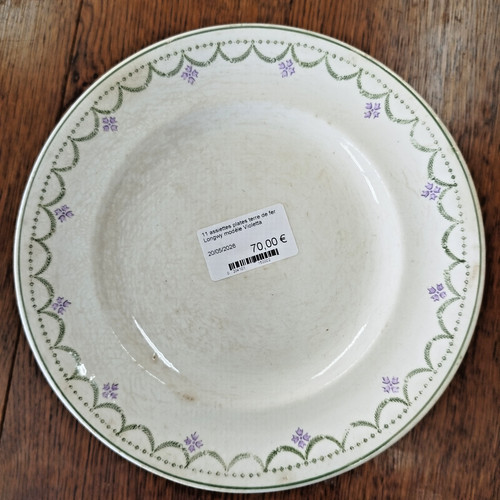 Assiette plates service - plates, de