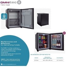 Mini Frigo Bar de 40 Lt. - Marca: OMNITEC - Como Novo