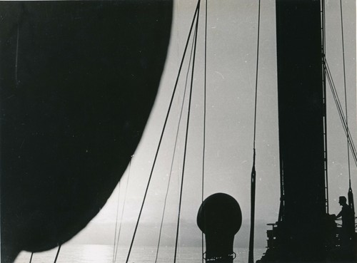 Vue contre jour passerelle - vue,