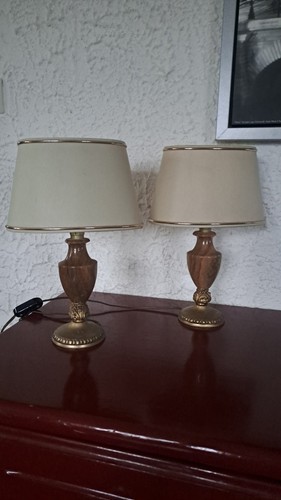 Paire lampes vintage - de,