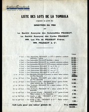 BEAULIEU (25) MOTORCYCLES VELOS TOOLS COFFEE MILLS ""PEUGEOT"" RABBOLA in 1930