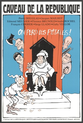 Affiche cabu caveau de la - affiche,