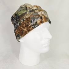 Cabelas Beanie Adult One Size Fleece Camouflage Hunting Deer Outdoor Toboggan