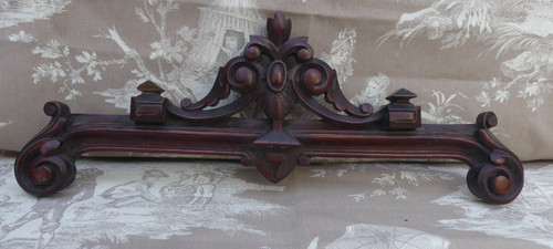Ancien fronton armoire - fronton, d'armoire