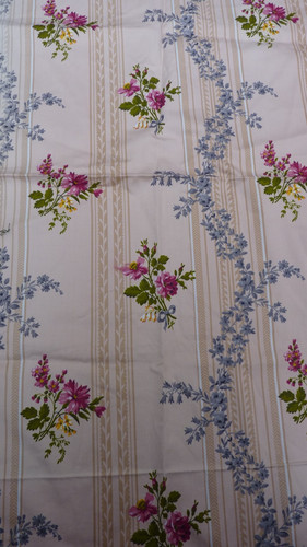 Ancien tissu vintage french - tissu,