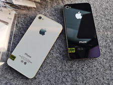 Good Working Apple iPhone 4 iOS 7 White/Black 8 GB UNLOCKED classic Smartphone