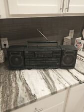 Vintage Dual CASSETTE AIWA CA-W37 BOOMBOX Radio, Dubbing Stereo Tested Read
