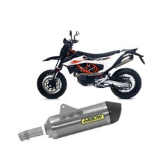 Pot D'Echappement + Link Arrow Racing All R F Carbon Ktm 690ENDURO 2019 > 2020