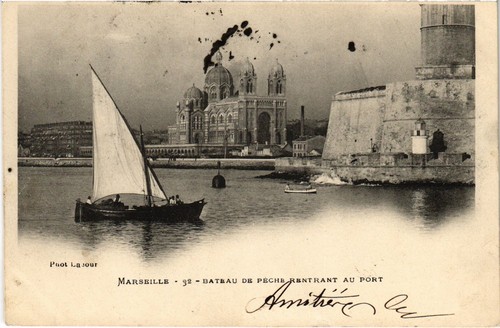 Cpa marseille bateau peche - cpa,