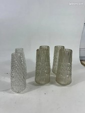 Lot de verre de lampe vintage
