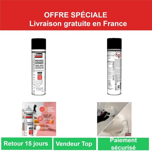Rubson mousse expansive 500ml - rubson,